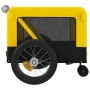 Remolque bicicleta mascotas hierro tela Oxford amarillo negro de , Cochecitos para mascotas - Ref: Foro24-93931, Precio: 81,7...