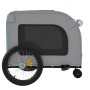 Remolque de bicicleta mascotas hierro tela Oxford azul gris de , Cochecitos para mascotas - Ref: Foro24-93862, Precio: 133,35...