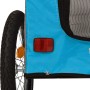 Remolque de bicicleta mascotas hierro tela Oxford azul gris de , Cochecitos para mascotas - Ref: Foro24-93862, Precio: 133,35...