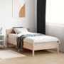 Estructura de cama con cabecero madera maciza pino 90x190 cm de , Camas y somieres - Ref: Foro24-842622, Precio: 109,82 €, De...