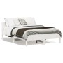 Estructura de cama con cabecero madera pino blanco 140x190 cm de , Camas y somieres - Ref: Foro24-842603, Precio: 133,40 €, D...