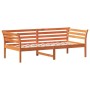 Sofá cama de madera maciza de pino marrón cera 100x200 cm de , Camas y somieres - Ref: Foro24-842877, Precio: 122,43 €, Descu...