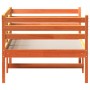 Sofá cama de madera maciza de pino marrón cera 100x200 cm de , Camas y somieres - Ref: Foro24-842877, Precio: 122,43 €, Descu...