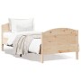 Estructura de cama con cabecero madera maciza de pino 90x200 cm de , Camas y somieres - Ref: Foro24-842566, Precio: 104,30 €,...