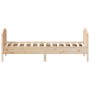 Estructura de cama con cabecero madera maciza de pino 90x200 cm de , Camas y somieres - Ref: Foro24-842566, Precio: 104,30 €,...