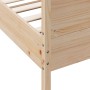 Estructura de cama con cabecero madera maciza de pino 90x200 cm de , Camas y somieres - Ref: Foro24-842566, Precio: 104,30 €,...