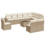 Set de sofás de jardín 11pzas con cojines ratán sintético beige de , Conjuntos de jardín - Ref: Foro24-3219108, Precio: 672,6...