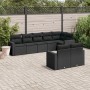 Set de sofás de jardín 8 piezas y cojines ratán sintético negro de , Conjuntos de jardín - Ref: Foro24-3219205, Precio: 545,1...