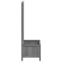 Jardinera enrejada madera maciza de abeto gris de , Maceteros y jardineras - Ref: Foro24-365474, Precio: 42,00 €, Descuento: %