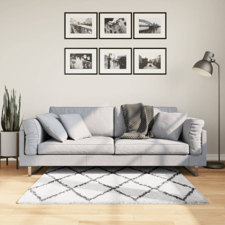 Alfombra de pelo largo moderna PAMPLONA crema y negro 120x170cm de , Alfombras - Ref: Foro24-375366, Precio: 40,85 €, Descuen...