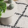 Alfombra de pelo largo moderna PAMPLONA crema y negro 120x170cm de , Alfombras - Ref: Foro24-375366, Precio: 40,85 €, Descuen...