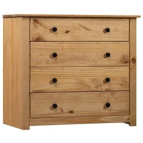 Armario auxiliar de madera de pino estilo Panamá 80x40x73 cm de vidaXL, Aparadores - Ref: Foro24-282658, Precio: 162,62 €, De...