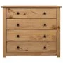 Armario auxiliar de madera de pino estilo Panamá 80x40x73 cm de vidaXL, Aparadores - Ref: Foro24-282658, Precio: 162,62 €, De...