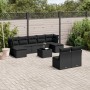Set de sofás de jardín 10 pzas cojines ratán sintético negro de , Conjuntos de jardín - Ref: Foro24-3250114, Precio: 597,89 €...