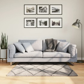 Alfombra pelo largo moderna PAMPLONA beige antracita 120x120 cm de , Alfombras - Ref: Foro24-375387, Precio: 36,92 €, Descuen...