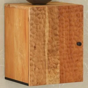 Armario de baño de pared madera maciza de acacia 38x33x48 cm de , Tocadores de baño - Ref: Foro24-356875, Precio: 52,42 €, De...