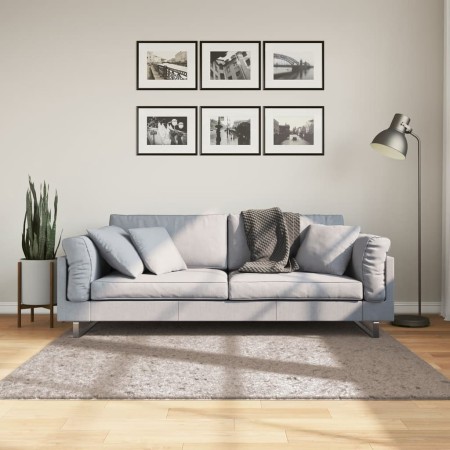 Alfombra peluda de pelo largo moderna PAMPLONA beige 160x160 cm de , Alfombras - Ref: Foro24-375214, Precio: 53,82 €, Descuen...