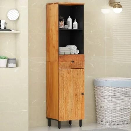 Mueble de baño madera maciza de acacia 38x33x160 cm de , Tocadores de baño - Ref: Foro24-356877, Precio: 152,39 €, Descuento: %