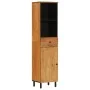 Mueble de baño madera maciza de acacia 38x33x160 cm de , Tocadores de baño - Ref: Foro24-356877, Precio: 152,39 €, Descuento: %