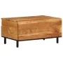 Mesa de centro madera maciza de acacia 80x54x40 cm de , Mesas de centro - Ref: Foro24-356868, Precio: 95,75 €, Descuento: %