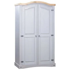Armario madera de pino Mexicano estilo Corona gris 2 Puertas by vidaXL, Wardrobes - Ref: Foro24-282619, Price: 292,71 €, Disc...