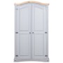 Armario madera de pino Mexicano estilo Corona gris 2 Puertas de vidaXL, Armarios roperos - Ref: Foro24-282619, Precio: 295,35...