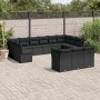 Set de sofás de jardín y cojines 13 pzas ratán sintético negro de , Conjuntos de jardín - Ref: Foro24-3250284, Precio: 885,34...