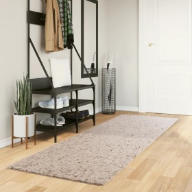 Alfombra peluda de pelo largo moderna PAMPLONA beige 80x250 cm de , Alfombras - Ref: Foro24-375209, Precio: 37,22 €, Descuent...