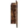 Armario espejo de baño LED acrílico roble ahumado 80x12x45 cm de , Tocadores de baño - Ref: Foro24-834951, Precio: 61,31 €, D...