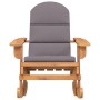 Silla mecedora Adirondack con cojines madera maciza acacia de , Sillas de jardín - Ref: Foro24-360037, Precio: 185,60 €, Desc...