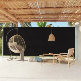 Toldo lateral retráctil para patio negro 220x600 cm de , Sombrillas - Ref: Foro24-317976, Precio: 115,56 €, Descuento: %