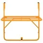 Mesa de balcón acero amarillo 60x40 cm de , Mesas de jardín - Ref: Foro24-340920, Precio: 51,12 €, Descuento: %