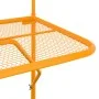 Mesa de balcón acero amarillo 60x40 cm de , Mesas de jardín - Ref: Foro24-340920, Precio: 51,12 €, Descuento: %