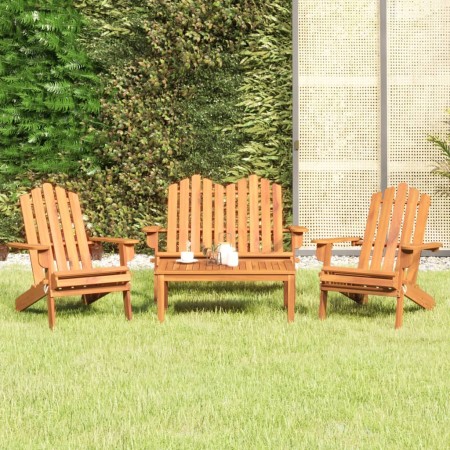 Juego de muebles de jardín Adirondack 4 piezas madera acacia de , Conjuntos de jardín - Ref: Foro24-3152130, Precio: 421,58 €...
