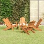 Juego de muebles de jardín Adirondack 5 piezas madera acacia de , Conjuntos de jardín - Ref: Foro24-3152136, Precio: 568,97 €...