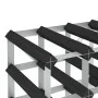 Wine rack for 42 bottles solid black pine wood by , Wine racks - Ref: Foro24-325915, Price: 75,37 €, Discount: %