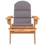 Silla de jardín Adirondack con cojines madera maciza acacia de , Sillas de jardín - Ref: Foro24-360032, Precio: 180,58 €, Des...