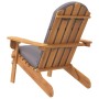 Silla de jardín Adirondack con cojines madera maciza acacia de , Sillas de jardín - Ref: Foro24-360032, Precio: 180,58 €, Des...