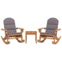 Juego de muebles de jardín Adirondack 3 piezas madera acacia de , Conjuntos de jardín - Ref: Foro24-3152129, Precio: 401,19 €...