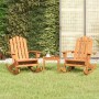 Juego de muebles de jardín Adirondack 3 piezas madera acacia de , Conjuntos de jardín - Ref: Foro24-3152127, Precio: 293,20 €...