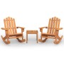 Juego de muebles de jardín Adirondack 3 piezas madera acacia de , Conjuntos de jardín - Ref: Foro24-3152127, Precio: 293,20 €...