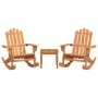Juego de muebles de jardín Adirondack 3 piezas madera acacia de , Conjuntos de jardín - Ref: Foro24-3152127, Precio: 293,20 €...