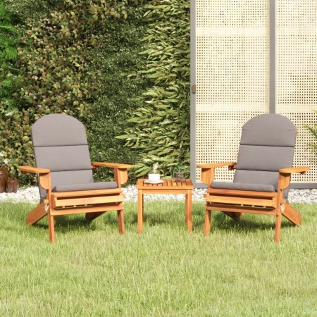 Juego de muebles de jardín Adirondack 3 piezas madera acacia de , Conjuntos de jardín - Ref: Foro24-3152124, Precio: 382,41 €...
