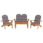 Juego de muebles de jardín Adirondack 4 piezas madera acacia de , Conjuntos de jardín - Ref: Foro24-3152132, Precio: 618,21 €...