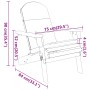 Juego de muebles de jardín Adirondack 3 piezas madera acacia de , Conjuntos de jardín - Ref: Foro24-3152123, Precio: 297,27 €...