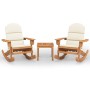 Juego de muebles de jardín Adirondack 3 piezas madera acacia de , Conjuntos de jardín - Ref: Foro24-3152128, Precio: 336,76 €...