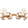 Juego de muebles de jardín Adirondack 3 piezas madera acacia de , Conjuntos de jardín - Ref: Foro24-3152128, Precio: 336,76 €...