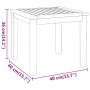 Mesa de centro de madera maciza de acacia 40x40x36 cm de , Mesas de jardín - Ref: Foro24-360044, Precio: 51,84 €, Descuento: %
