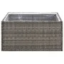 Jardinera ratán sintético gris 80x80x40 cm de , Maceteros y jardineras - Ref: Foro24-319175, Precio: 69,53 €, Descuento: %