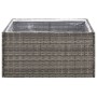 Jardinera ratán sintético gris 80x80x40 cm de , Maceteros y jardineras - Ref: Foro24-319175, Precio: 75,37 €, Descuento: %